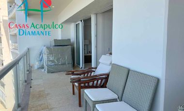 Depto frente al mar, con terraza y 4 recámaras