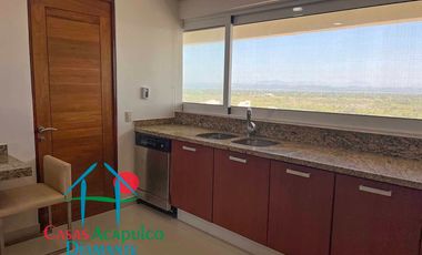Depto frente al mar, con terraza y 4 recámaras