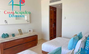 Depto frente al mar, con terraza y 4 recámaras