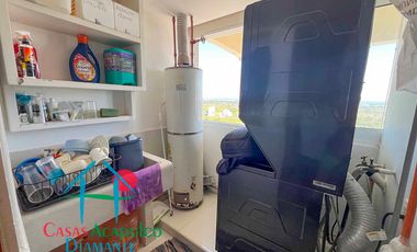 Depto frente al mar, con terraza y 4 recámaras