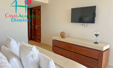 Depto frente al mar, con terraza y 4 recámaras