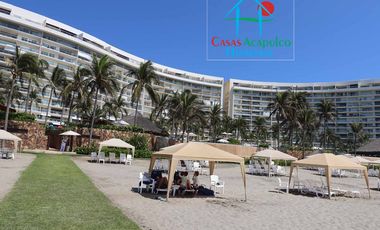 Depto frente al mar, con terraza y 4 recámaras