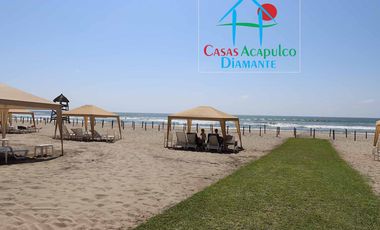 Depto frente al mar, con terraza y 4 recámaras
