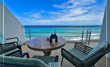 En venta: Dpto. en primera línea al Mar, Edificio Las Olas, Manta