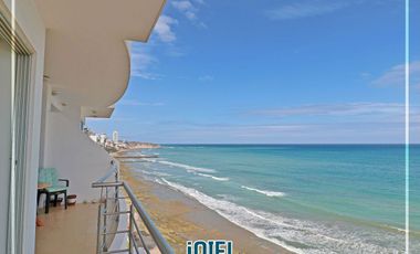 En venta: Dpto. en primera línea al Mar, Edificio Las Olas, Manta