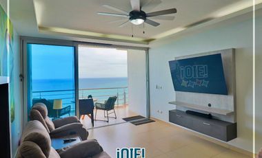 En venta: Dpto. en primera línea al Mar, Edificio Las Olas, Manta