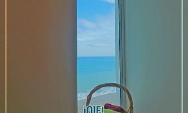 En venta: Dpto. en primera línea al Mar, Edificio Las Olas, Manta