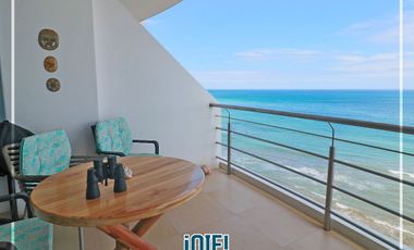 En venta: Dpto. en primera línea al Mar, Edificio Las Olas, Manta