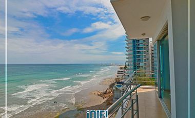 En venta: Dpto. en primera línea al Mar, Edificio Las Olas, Manta