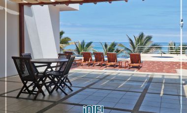 En venta: Dpto. en primera línea al Mar, Edificio Las Olas, Manta