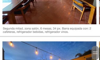 RENTO EXCELENTE INMUEBLE PARA RESTAURANTE O GIRO COMERCIAL, EN CHAPU. SUR