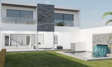 Burgos.  Casa en Preventa. Amplio Jardín , Alberca, Vigilancia 24/7