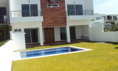 Burgos.  Casa en Preventa. Amplio Jardín , Alberca, Vigilancia 24/7
