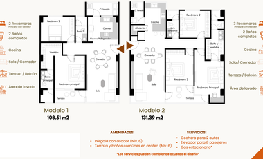 Departamentos en venta NUEVO por Zerezotla San Pedro Cholula por Balneario Casa Blanca