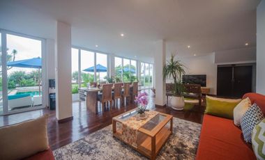 Beachfront 4 Bedroom Villa with Ocean View in Ketewel Bali for Sale Leasehold