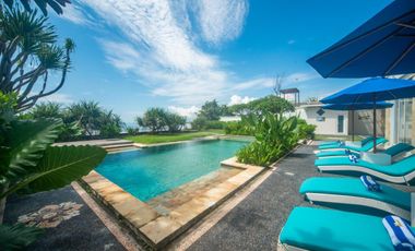 Beachfront 4 Bedroom Villa with Ocean View in Ketewel Bali for Sale Leasehold