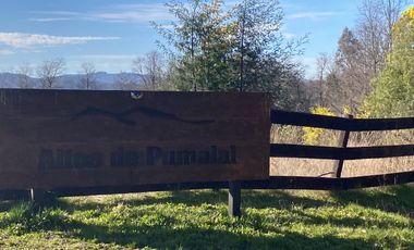 Parcela en Venta 5.400 M2, Condominio Altos de Pumalal, Temuco