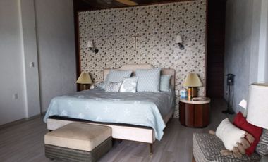 CASA DE PLAYA, AMUEBLADA, EN VENTA, PENINSULA DE SANTIAGO, MANZANILLO, COL.