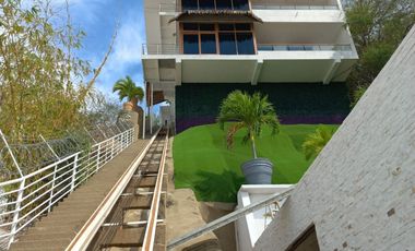 CASA DE PLAYA, AMUEBLADA, EN VENTA, PENINSULA DE SANTIAGO, MANZANILLO, COL.