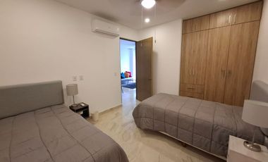 DEPARTAMENTO EN RENTA VALLE AURORA PLAYA DEL CARMEN A 7 MIN DE LA PLAYA