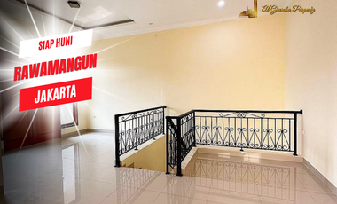 JUAL CEPAT RUMAH BARU SIAP HUNI 5 KT SHM RAWAMANGUN JAKARTA
