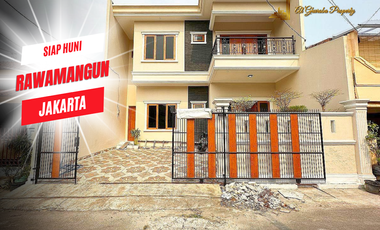 JUAL CEPAT RUMAH BARU SIAP HUNI 5 KT SHM RAWAMANGUN JAKARTA