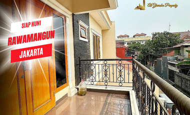 JUAL CEPAT RUMAH BARU SIAP HUNI 5 KT SHM RAWAMANGUN JAKARTA