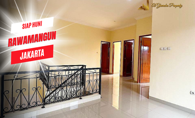 JUAL CEPAT RUMAH BARU SIAP HUNI 5 KT SHM RAWAMANGUN JAKARTA