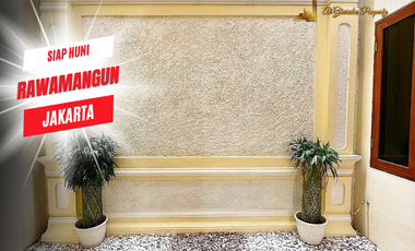 JUAL CEPAT RUMAH BARU SIAP HUNI 5 KT SHM RAWAMANGUN JAKARTA
