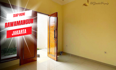JUAL CEPAT RUMAH BARU SIAP HUNI 5 KT SHM RAWAMANGUN JAKARTA