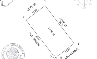 TERRENO EN VENTA CIUDAD DEPORTIVA,  HACIENDA TERRAVIVA,TELCHAC ,MERIDA YUCATAN