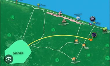 TERRENO EN VENTA CIUDAD DEPORTIVA,  HACIENDA TERRAVIVA,TELCHAC ,MERIDA YUCATAN