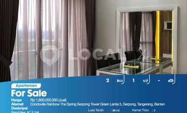 Apartemen Condovilla Rainbow The Spring Serpong Tower Green Lantai 5, Serpong, Tangerang, Banten