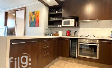 ARRIENDO DEPARTAMENTO AMOBLADO LA DEHESA CENTRAL LO BARNECHEA
