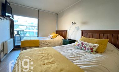 ARRIENDO DEPARTAMENTO AMOBLADO LA DEHESA CENTRAL LO BARNECHEA