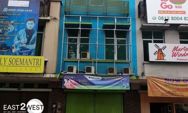 Dijual Ruko Tol Boulevard BSD City Tangerang Selatan Lokasi Ramai Bagus Strategis