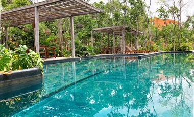 Casa en venta en Tulum, residencial privado con carril de nado!