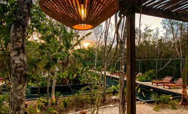 Casa en venta en Tulum, residencial privado con carril de nado!