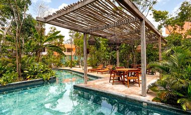 Casa en venta en Tulum, residencial privado con carril de nado!