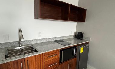 Estudio en venta con vista al mar, amueblado en Puerto Morelos