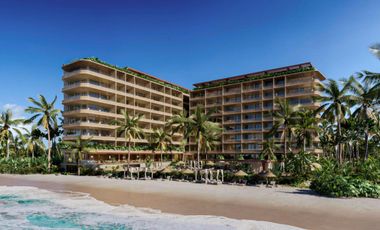 Departamento en Venta Frente al Mar en Puerto Morelos con jacuzzi privado!