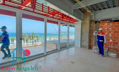 ¡Oportunidad de inversión! Departamento de playa con vista frontal al mar