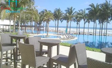 ¡Oportunidad de inversión! Departamento de playa con vista frontal al mar