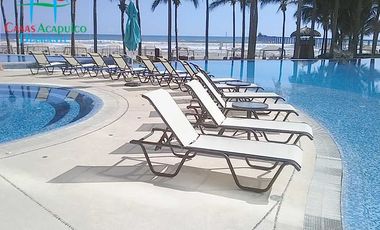 ¡Oportunidad de inversión! Departamento de playa con vista frontal al mar