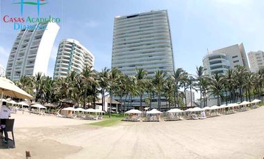 ¡Oportunidad de inversión! Departamento de playa con vista frontal al mar