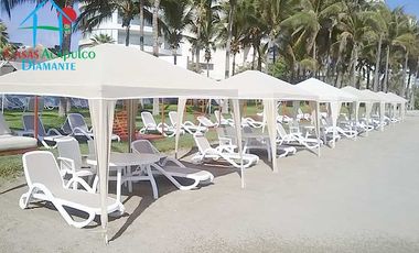 ¡Oportunidad de inversión! Departamento de playa con vista frontal al mar