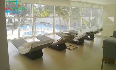 ¡Oportunidad de inversión! Departamento de playa con vista frontal al mar