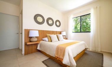 Departamento en venta en Puerto Morelos con Albercas, Gimnasio y Seguridad