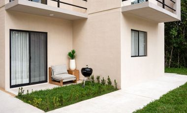 Departamento en venta en Puerto Morelos con Albercas, Gimnasio y Seguridad