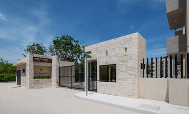 Departamento en venta en Puerto Morelos con Albercas, Gimnasio y Seguridad